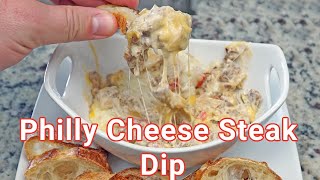 Philly Cheese Steak Dip. Game Day Recipe!