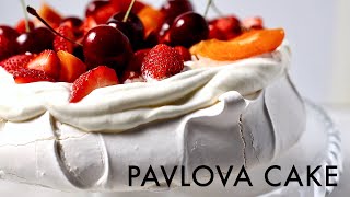 PAVLOVA CAKE | meringue cake recipe