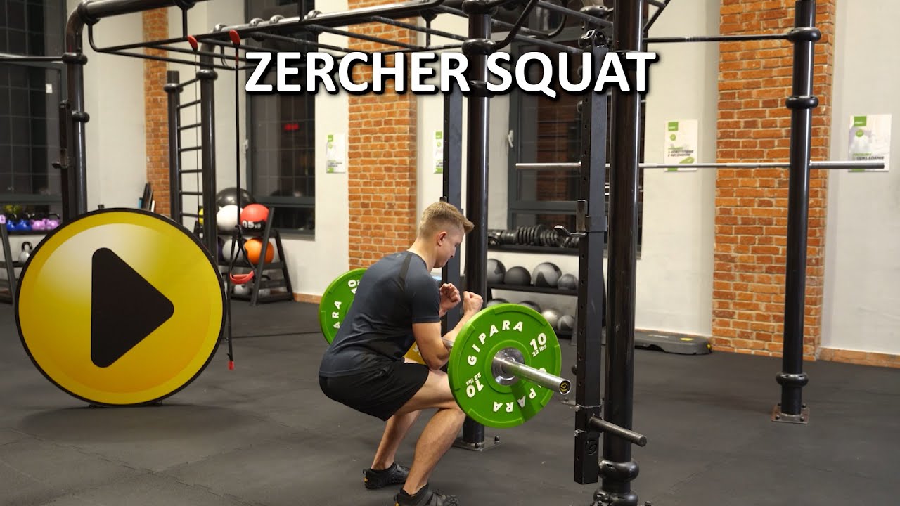 Zercher squat - YouTube