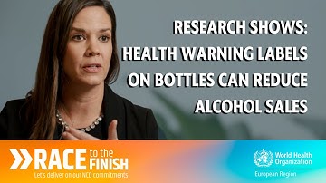 Research shows: health warning labels on bottles can reduce alcohol sales