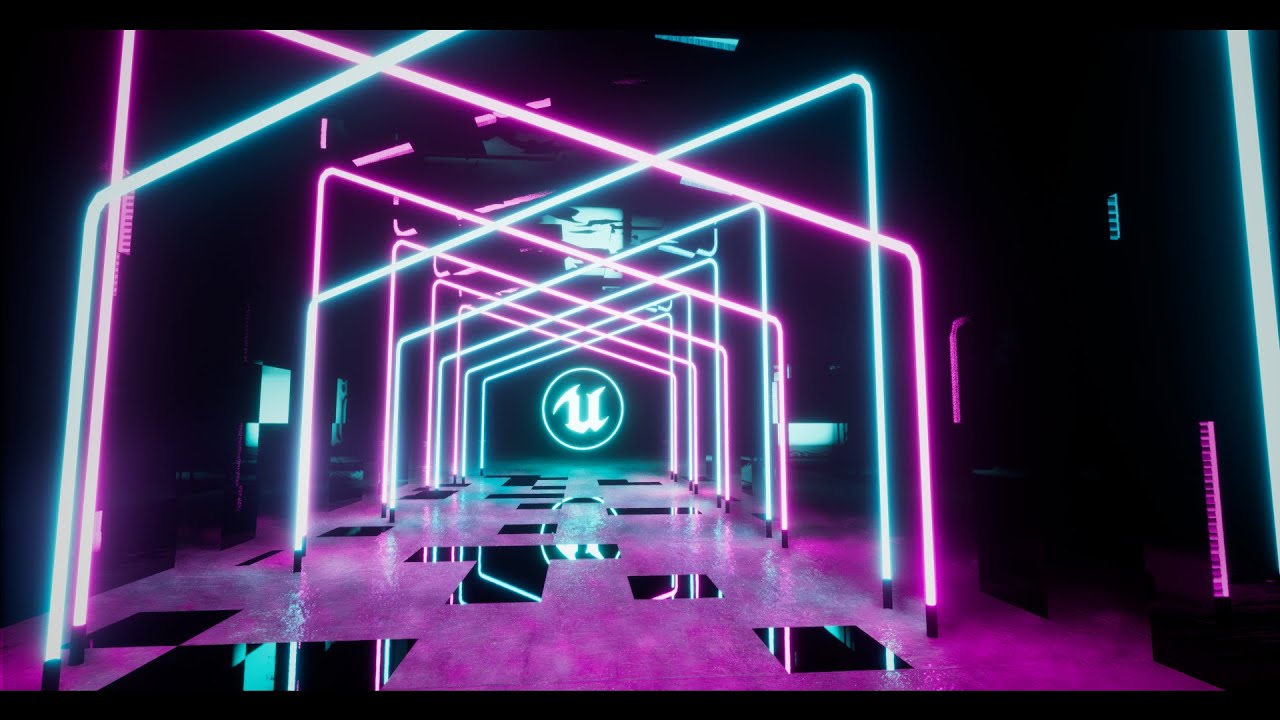 Unreal Engine 5 Neon Light "Lumen" project (Free Download) YouTube