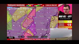 Max velocity compilation | all PDS tornado warnings of April 2, 2025