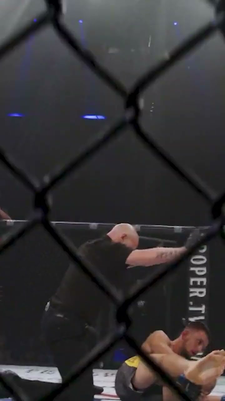 Absolutely BRUTAL from Ali Taleb! #MMA #PFL #Shorts