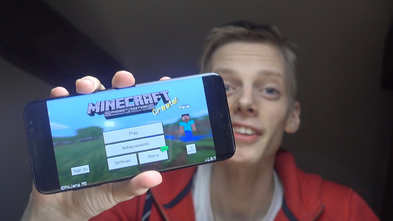 Minecraft Pocket Edition Samsung Galaxy S8 Gameplay Review! 