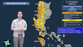 Weather update as of 11 AM (Aug. 7, 2026) | GMA News