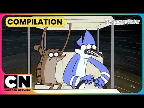 Mordecai & Rigby Spin Their Way To Victory!🚗🏆| Regular Show 😍| Animated Cartoon Series | @cnindia​