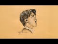 Dimash Qudaibergen drawing - WIP time lapse / Zeichnung Zeitraffer / work in progress (week 16/2022)