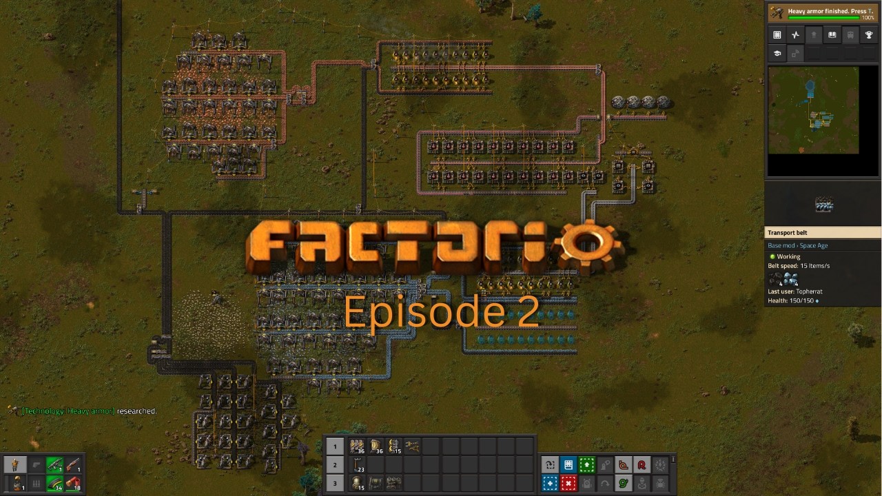 Biters Attack - Factorio Ep - 2 - YouTube