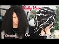 I Tried Turning My Kinky Straight Hair Wig Into Kinky Curls | Dilias Empire.