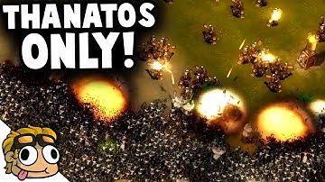 150+ THANATOS ONLY vs FINAL WAVE! | They Are Billions Beta Gameplay