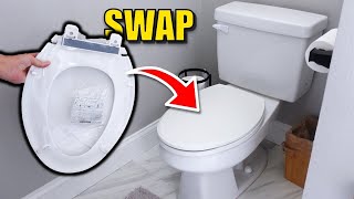 how to replace toilet seat cover by Daddicated 5,408 views 10 months ago 3 minutes, 18 seconds