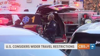 U.S. considers wider travel restrictions after National Guard shooting