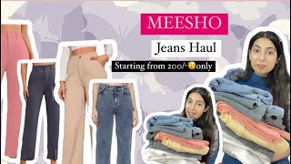 Huge MEESHO Trendy cargo, jeans, trousers haul | starting from 200/- 🤩🤯| Shikha’s lifestyle |