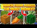 What Farm Makes the Most Money? (Experiment) -- Hypixel Skyblock