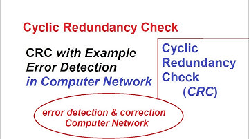 Cyclic Redundancy Check(CRC) for Error Detection | Computer Network Series by Gate TaLkS