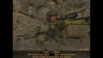 Counter-Strike 1.0 de_cbble cobblestone gameplay 6/6 CS