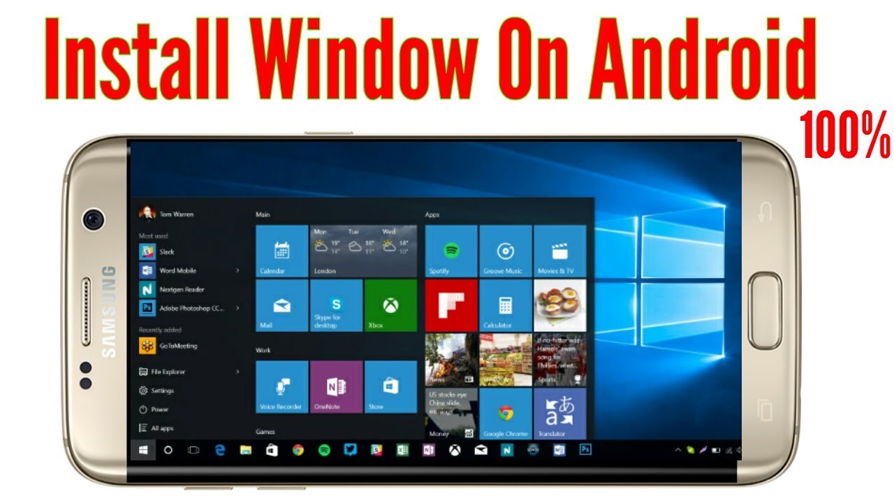 How To Install and Run Windows on any Android Devices 2017_Run Windows ...