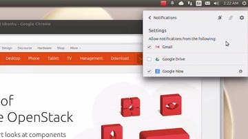 Google Chrome notifications on Ubuntu