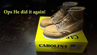 My New Carolina Work Boots/Mis botas de Trabajo Carolina