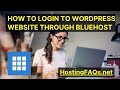 How To Login to WordPress Through Bluehost | Change User Password Using Bluehost cPanel in 2023