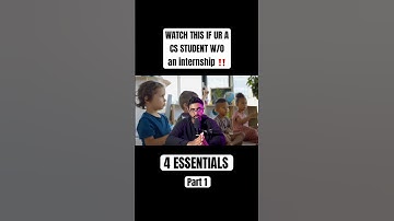 4 Skills You must MASTER to get a software engineering internship