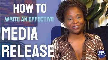 How to Write a Media Release That Gets the Media