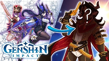 studying genshin’s character design! ✧ || speedpaint + commentary