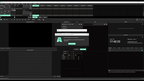 Lỗi lưu Composition trong Resolume Arena [ElementPik.com]