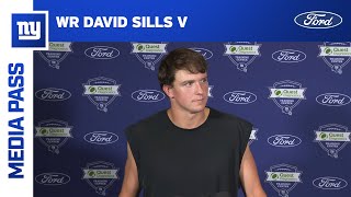 David Sills V on Energy Level at Joint Practice with Jets | New York Giants