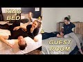 Guest bedroom REMODEL + upgrade to a king bed!! (house to home part 3)