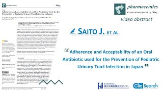 Adherence and Acceptability of Cefaclor in Japan - Saito et al. Pharmaceutics 2021
