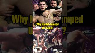 Why Khabib Jumped UFC Cage after Fighting Conor? screenshot 1