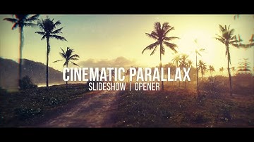 Cinematic Parallax Slideshow - After Effects project
