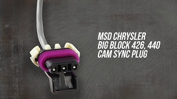 MSD Chrysler Big Block 426/440 Cam Sync Plugs Make Modern Ignition and EFI Easy
