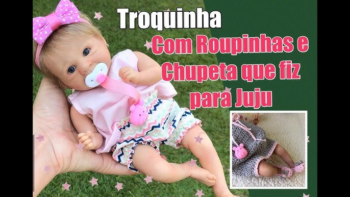 Bebê Reborn de Silicone Realista Juju