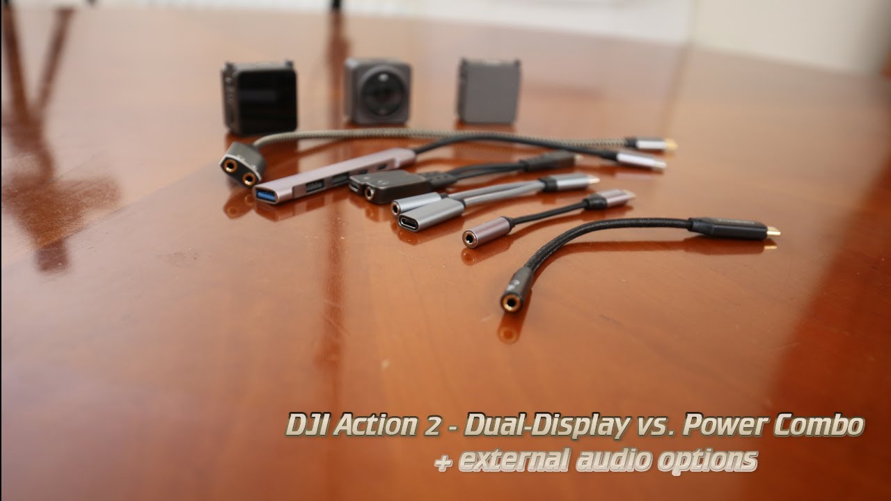 DJI Action 2   Dual Display vs. Power Combo + external audio options