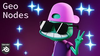 Sparkles with Geometry Nodes || Blender 3.2