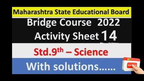9th science bridge course day 14 || day 14 bridge course science class 9th #bridgecourse #science