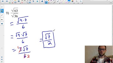 Dividing Square Roots