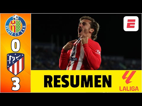 ATLÉTICO DE MADRID GOLEÓ 3-0 al Getafe con HAT TRICK de GRIEZMANN y asegura la CHAMPIONS 