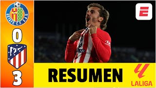 ATLÉTICO DE MADRID GOLEÓ 30 al Getafe con HAT TRICK de GRIEZMANN y asegura la CHAMPIONS | La Liga