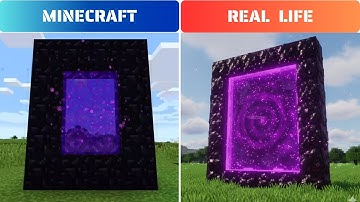 The Most Satisfying Minecraft Vs Real Life Simolation in Blender 3D