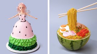 Awesome &amp; Unique Watermelon Dessert Decorating Compilation | Dessert Decorating Recipes