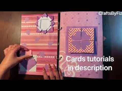 Scrapbook For Beginners | Scrapbook tutorial | How to make a scrapbook ...
