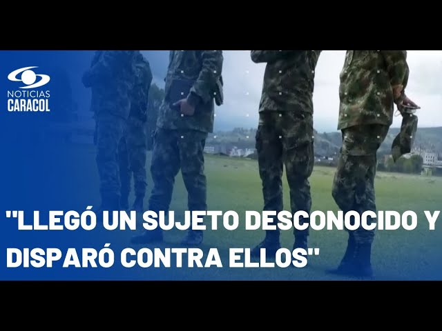 Uniformados del Ejército Nacional fueron asesinados en medio de una reunión familiar