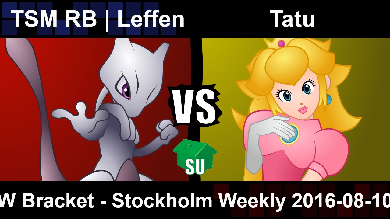 TSM RB Leffen (Mewtwo) vs Tatu (Peach) - Winners Bracket Stockholm Weekly 2016-08-10