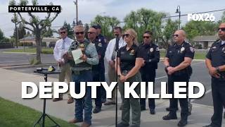Tulare County Sheriff Boudreaux deputy-involved shooting news conference