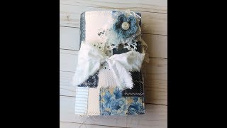 Patchwork Pieces(sold) - Junk Journal, MIxed Paper Journal