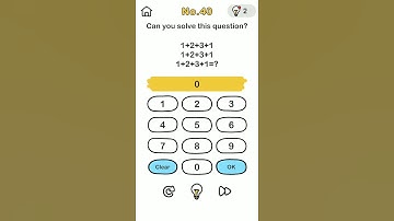 #Brain Out#level 40#Can you solve this question #Hard Level