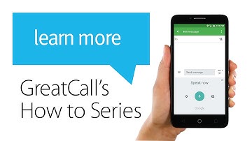How to Use Voice Texting & Typing - Jitterbug Smart